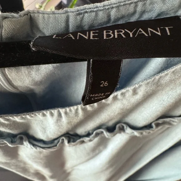 Lane Bryant Plus Size Chambray Sleeveless Sheath Dress- Size 26W - Picture 4 of 9